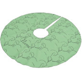 Wilde paarden Thunder_Cove Kerstboom Rok (Gekanteld)