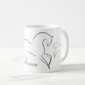 Wilde paarden Thunder_Cove Koffiemok (Voorkant rechts)