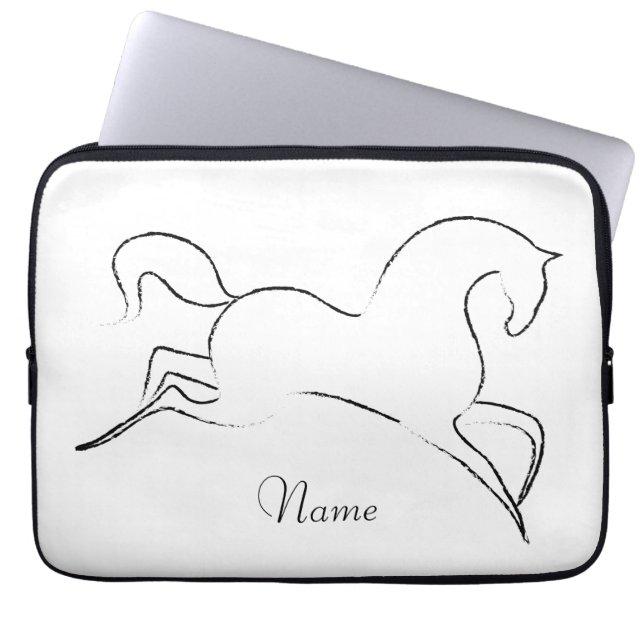 Wilde paarden Thunder_Cove Laptop Sleeve (Voorkant)