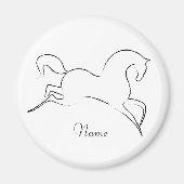 Wilde paarden Thunder_Cove Magneet (Voorkant)