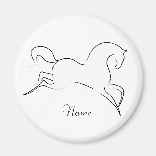 Wilde paarden Thunder_Cove Magneet (Voorkant)