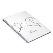 Wilde paarden Thunder_Cove Notitieboek (Rechterzijde)