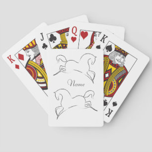 Wilde paarden Thunder_Cove Pokerkaarten
