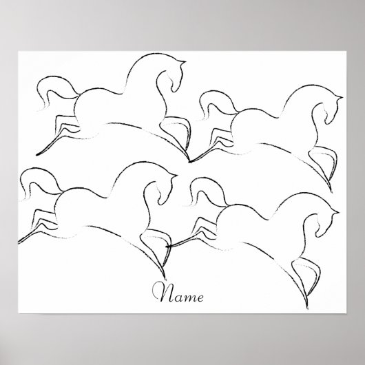 Wilde paarden Thunder_Cove Poster (Voorkant)