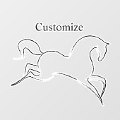 Wilde paarden Thunder_Cove Raamsticker (Vel)