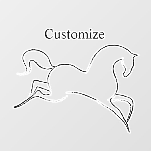 Wilde paarden Thunder_Cove Raamsticker (Vel)