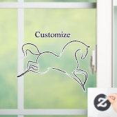 Wilde paarden Thunder_Cove Raamsticker (Huis)