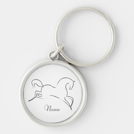 Wilde paarden Thunder_Cove Sleutelhanger (Voorkant)