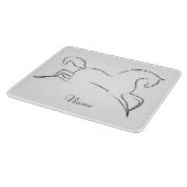 Wilde paarden Thunder_Cove Snijplank (Hoek)