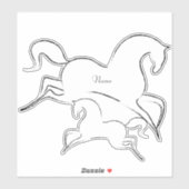 Wilde paarden Thunder_Cove Sticker (Vel)