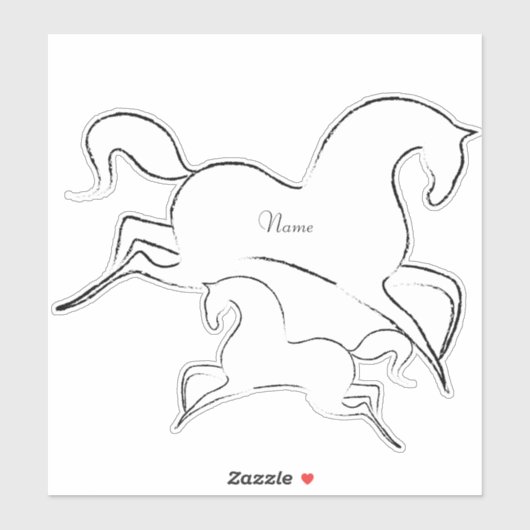 Wilde paarden Thunder_Cove Sticker (Vel)