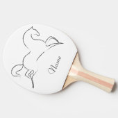 Wilde paarden Thunder_Cove Tafeltennisbatje (Zijkant)