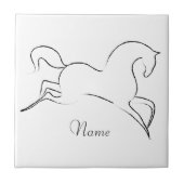 Wilde paarden Thunder_Cove Tegeltje (Voorkant)