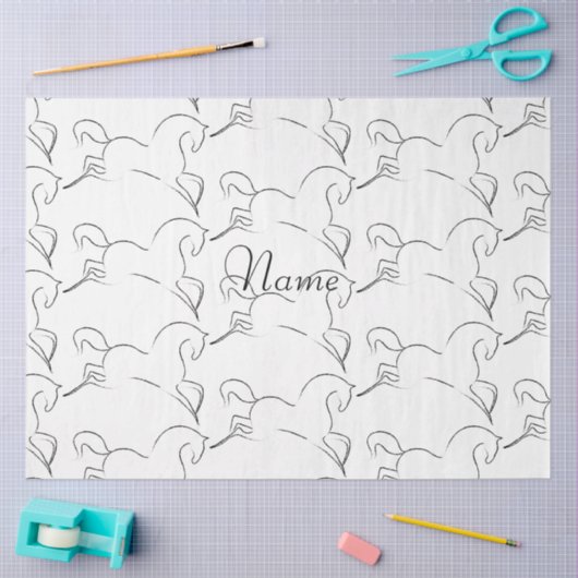 Wilde paarden Thunder_Cove Tissuepapier (Craft)