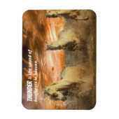 Wilde paarden, Thunder is Hoofbeats in Heaven Magn Magneet (Verticaal)