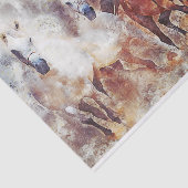 Wilde paarden tissuepapier (Detail)