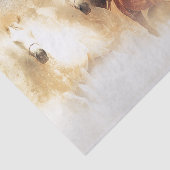 Wilde paarden tissuepapier (Detail)