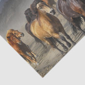 Wilde paarden tissuepapier (Detail)