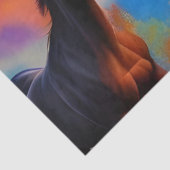 wilde paarden tissuepapier (Detail)