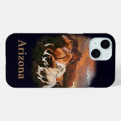 Wilde paarden uit Arizona Case-Mate iPhone Case (Achterkant (horizontaal))