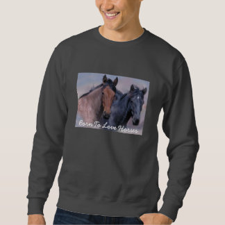 Wilde paarden Unisex Adult Sweatshirts Trui