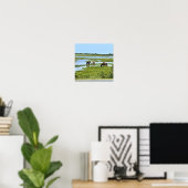 Wilde paarden van Assateague Poster (Thuiskantoor)