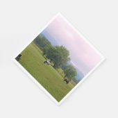 Wilde paarden van Cades Cove Servet (Hoek)