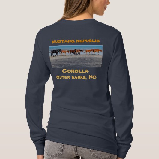 Wilde paarden van Corolla T-shirt (Achterkant)
