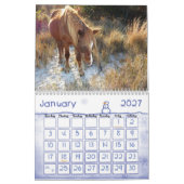 Wilde paarden van het eiland Assateague Kalender (Jan 2027)