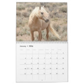 Wilde paarden van het zand- wasbekken kalender (Jan 2026)