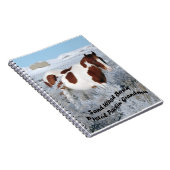 Wilde paarden van het zand- wasbekken notitieboek (Rechterzijde)
