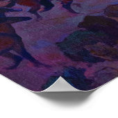 Wilde paarden van Nevada, 1927, door Maynard Dixon Poster (Hoek)