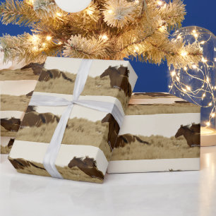 Wilde paarden Verpakkingspapier Cadeaupapier