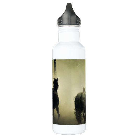 Wilde paarden waterfles  (Links)