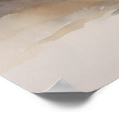 Wilde Paarden, Waterverf Art Poster (Hoek)