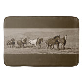 Wilde paarden Westerne paardenpest Bathmat Badmat (Voorkant)