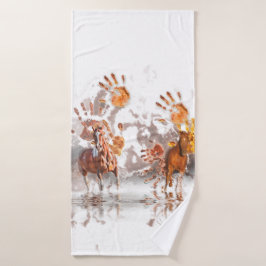 Wilde paarden WILD HANDS Badhanddoek