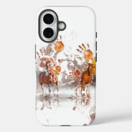 Wilde paarden WILD HANDS iPhone 16 Hoesje