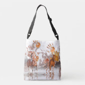 Wilde paarden WILD HANDS Crossbody Tas (Achterkant)