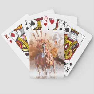 Wilde paarden WILD HANDS Pokerkaarten