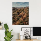 Wilde Paarden Woestijnkloof Poster (Thuiskantoor)