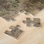Wilde paardenhengsten vechten legpuzzel (Zijkant)