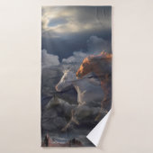 Wilde paardenpitten RUN TILL TOMORROW Badhanddoek (Badhanddoek)