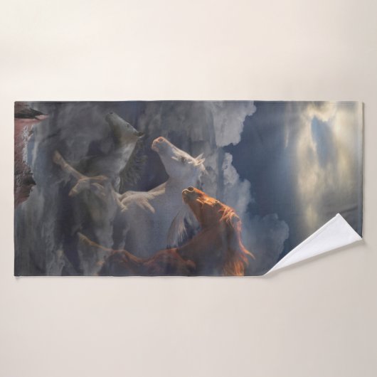 Wilde paardenpitten RUN TILL TOMORROW Badhanddoek (Badhanddoek)