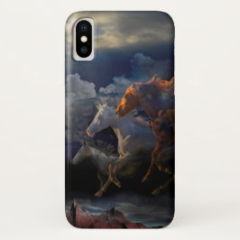 Wilde paardenpitten "RUN TILL TOMORROW" iPhone 16 Hoesje