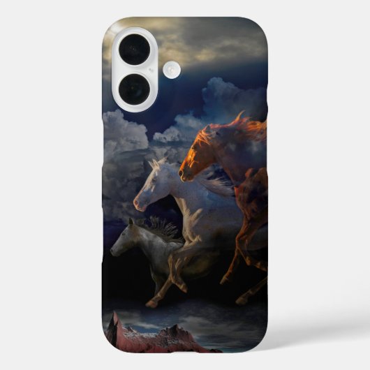 Wilde paardenpitten "RUN TILL TOMORROW" Case-Mate iPhone Case (Achterkant)