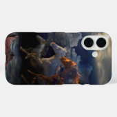 Wilde paardenpitten "RUN TILL TOMORROW" Case-Mate iPhone Case (Achterkant (horizontaal))