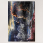 Wilde paardenpitten RUN TILL TOMORROW Legpuzzel (Verticaal)