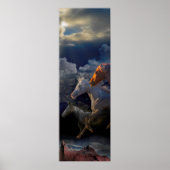 Wilde paardenpitten "RUN TILL TOMORROW" Poster (Voorkant)