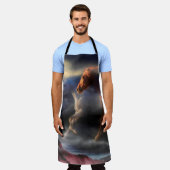 Wilde paardenpitten RUN TILL TOMORROW Schort (Gedragen)